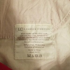 LC Lauren Conrad Jeans - LC Lauren Conrad Red Pencil Skinny jeans LC Lauren Conrad Jeans - LC Lauren Conrad Red Pencil Skinny jeans